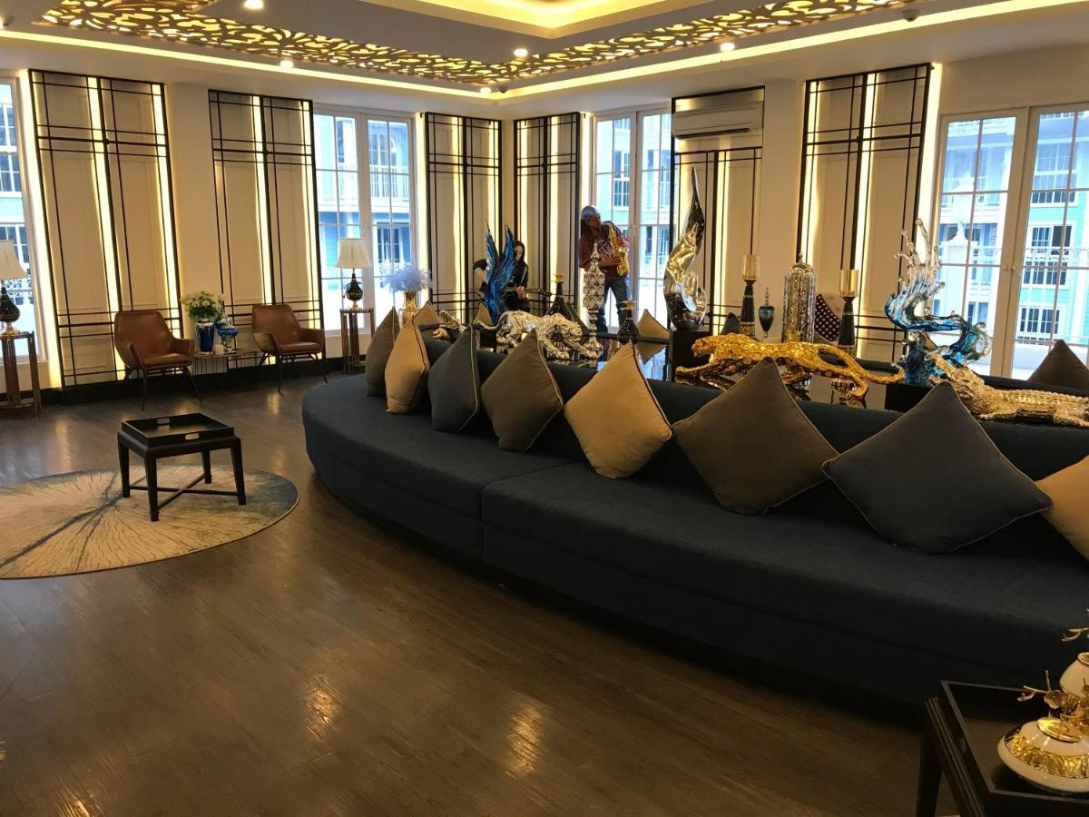 Grand Florida芭提雅带免费游泳池温泉和健身房和办公区水上花园公寓e208 Jomtien Beach Zewnętrze zdjęcie