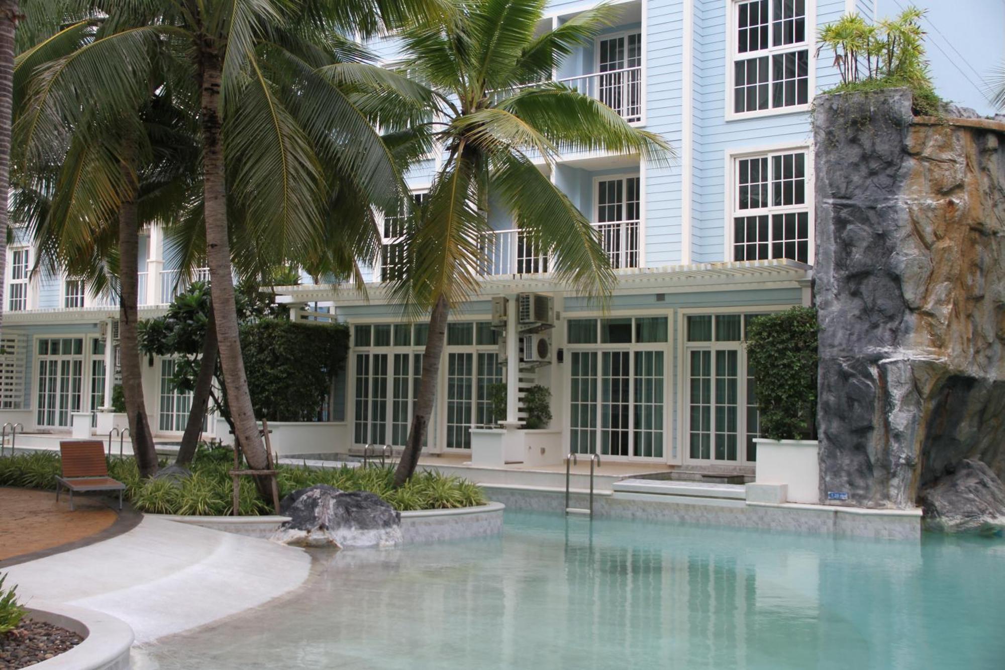 Grand Florida芭提雅带免费游泳池温泉和健身房和办公区水上花园公寓e208 Jomtien Beach Zewnętrze zdjęcie